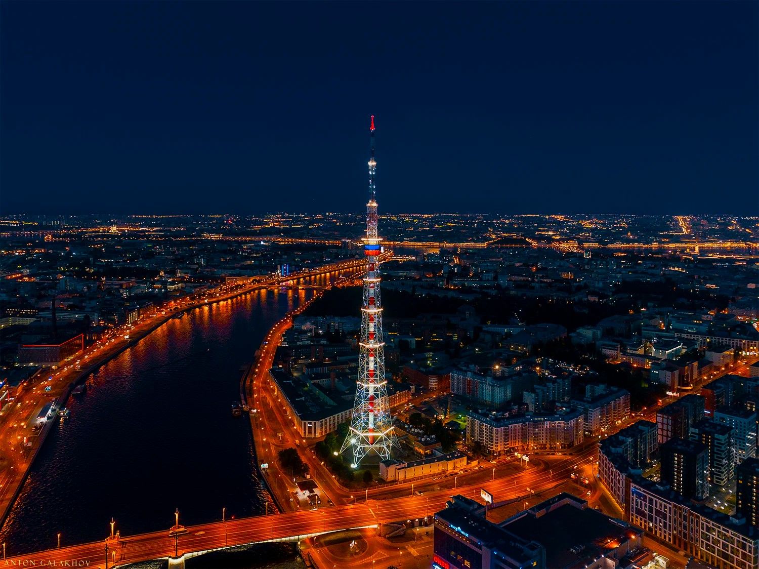 Петербургская телевизионная башня.